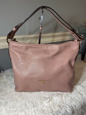 Soft Blush Pink Hobo Shoulder Bag